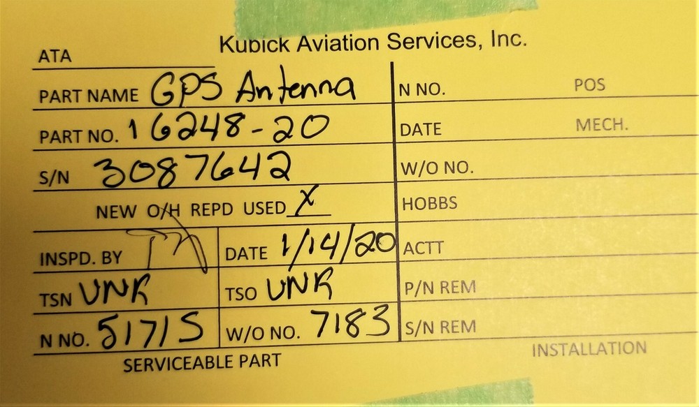 16248-20 GPS ANTENNA