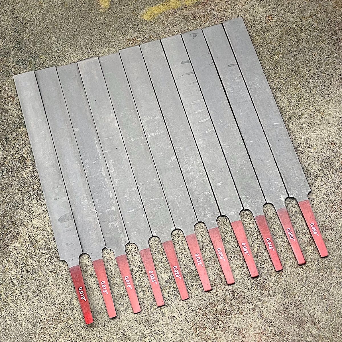 Hosco Steel Nut Files Set – 11 pcs – TL-NF11