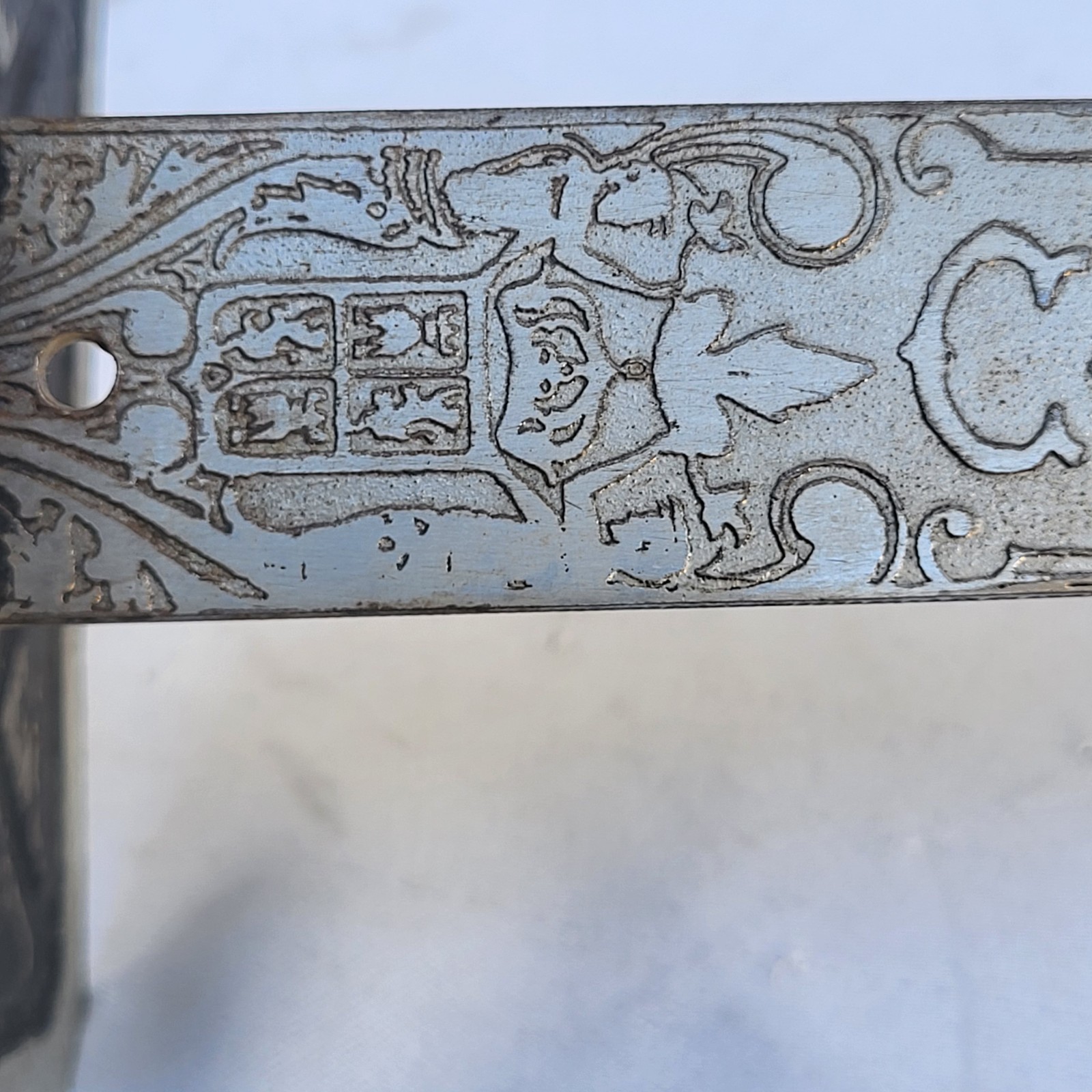 Very Unique Antique Toledo Spain Steel Sharp Sword