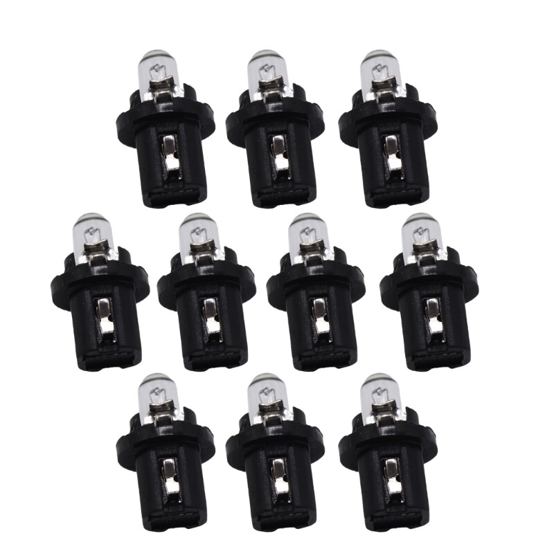 For Car Dashboard PCB Instrument Panel Light Bulbs With Holder Base Socket 10pcs