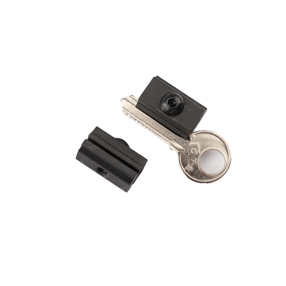 1Set Key Clamp Vertical Fixture Auxiliary Tooth Opening Locksmith Double-side US