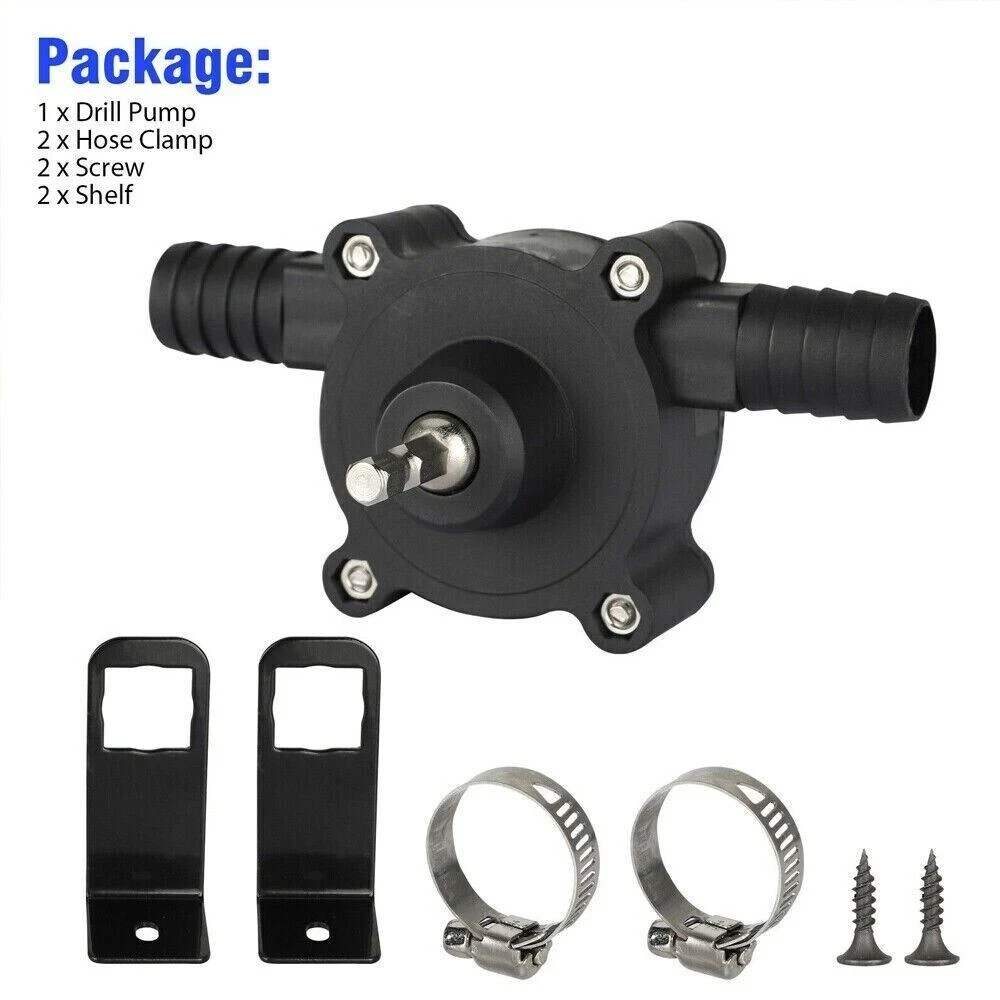 Hand Electric Drill Pump Self-Priming Pump Household Small Water Drill Drive Kit