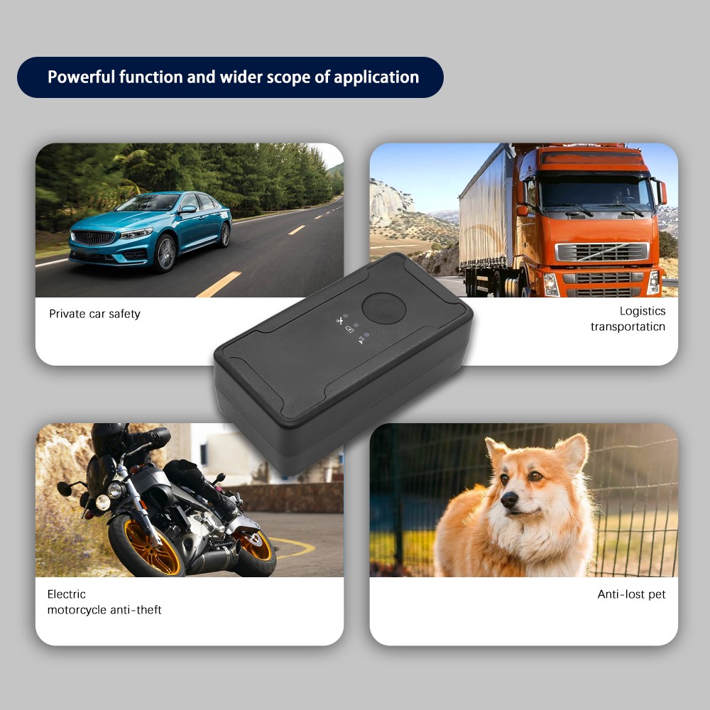 GPS Tracker Real-Time GPS Tracking Device for Vehicles Instant Alerts