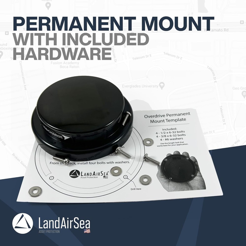 GPS Tracker - Includes Waterproof Hardwire Kit and Permanent Mount. Perfect f...