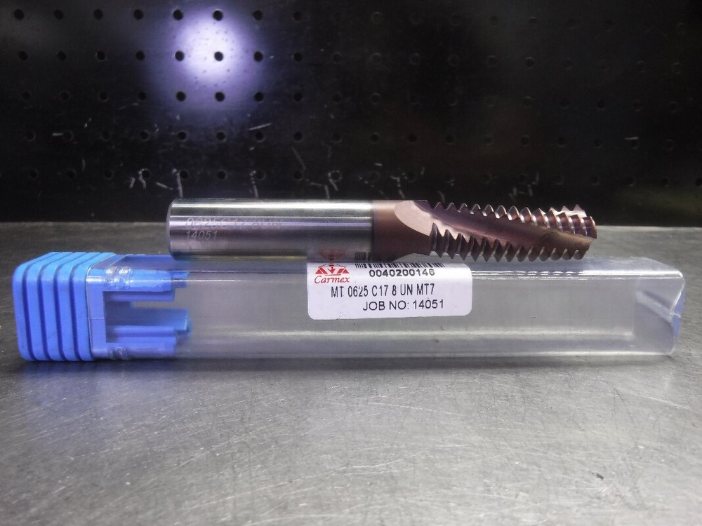 Carmex 5/8" Solid Carbide Thread Mill MT 0625 C17 8 UN MT7 (LOC2747A)