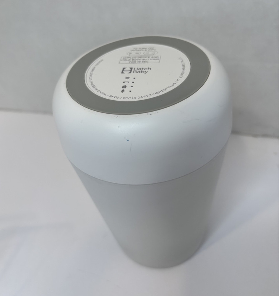 Hatch Rest+ Sound Machine Night Light (Model HBRESTPLUS) – WORKS