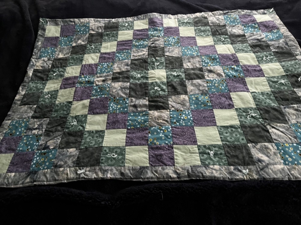 Handmade Quilt 29" x 39"