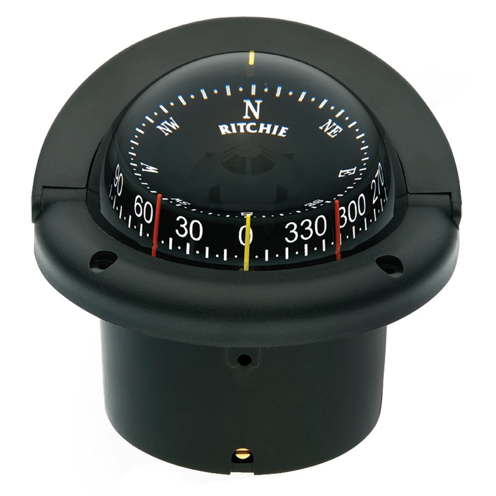 Ritchie HF-743 Helmsman Combidial Compass - Flush Mount - Black RITCHIE COMPASS
