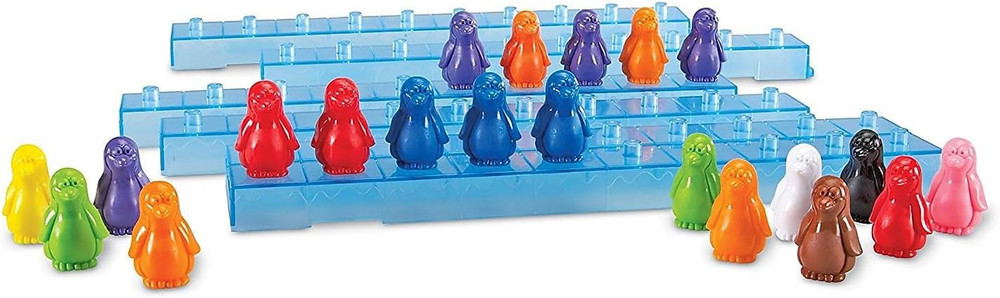 Penguins on Ice Math Activity Set - Math Manipulatives & Counting, Addition and