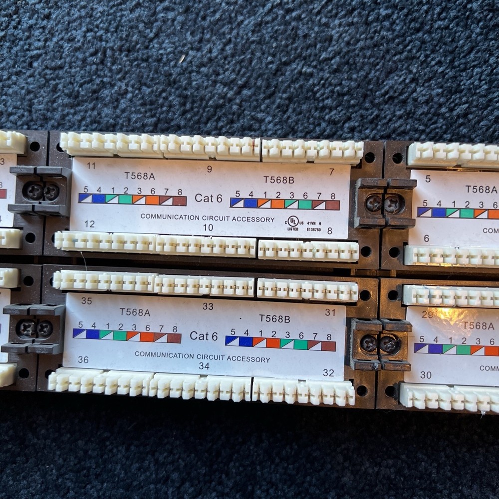 ATP 5e Network Connectivity Cat5e 568 B Systems 48-Port Data Patch Panel