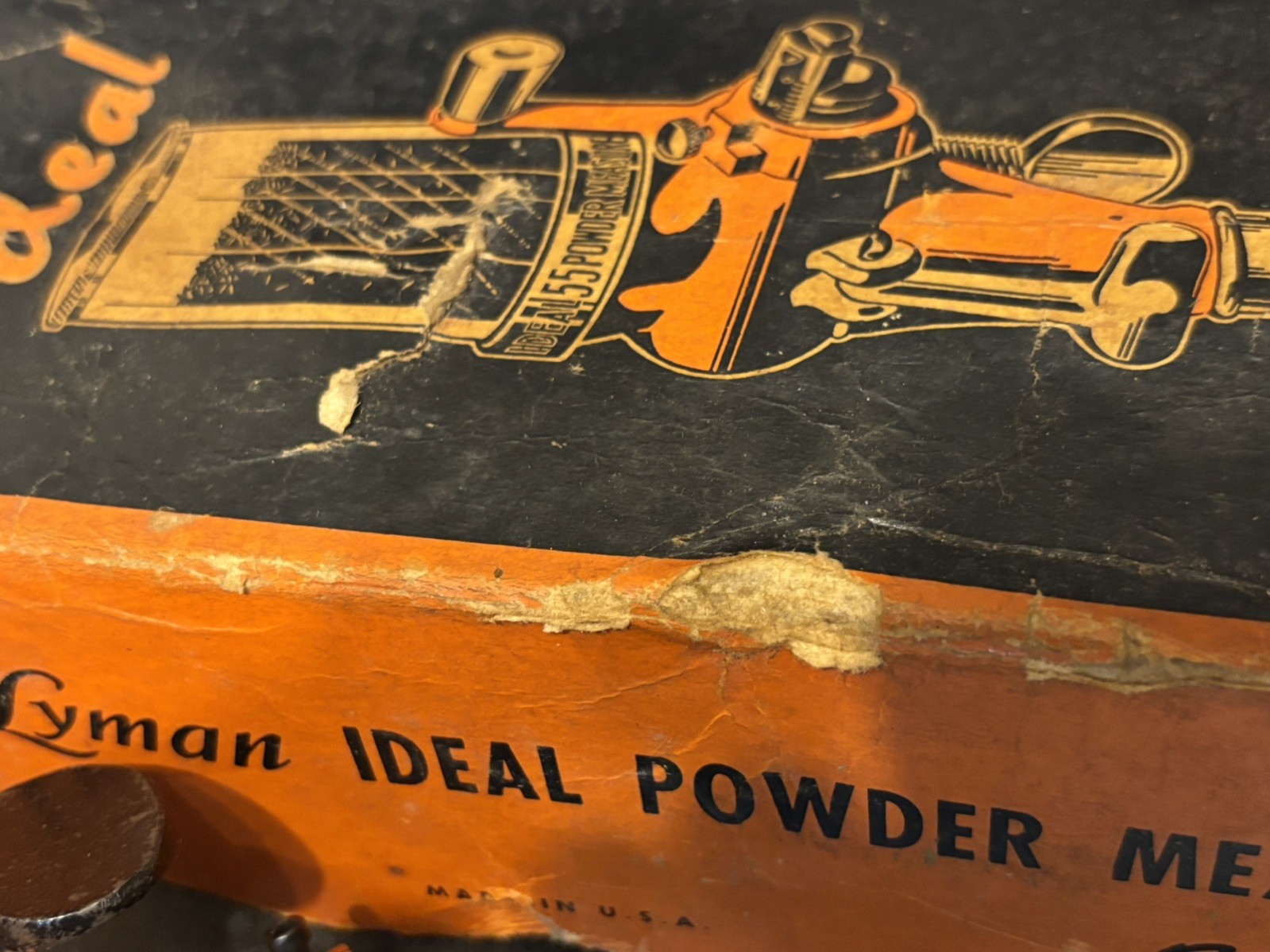 Vintage LYMAN No. 55 Ideal Powder Measure in original box w/instructions