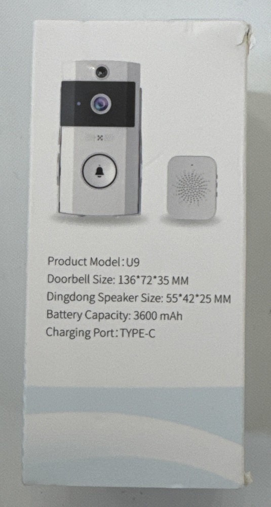 U9, Visualize Smart Doorbell, XW133-U9
