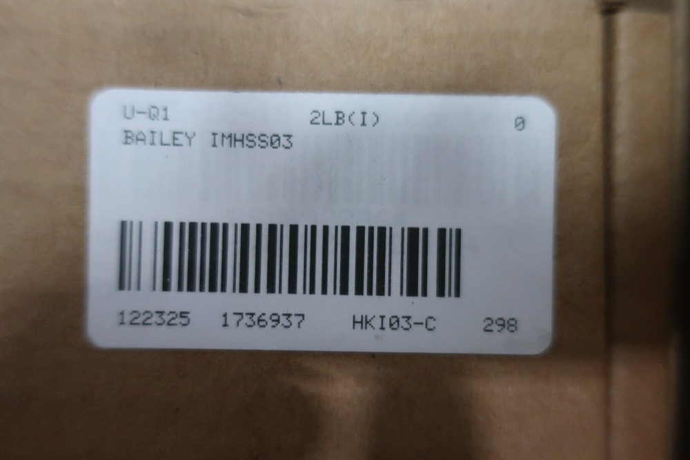 Bailey IMHSS03 Symphony Hydraulic Servo Module