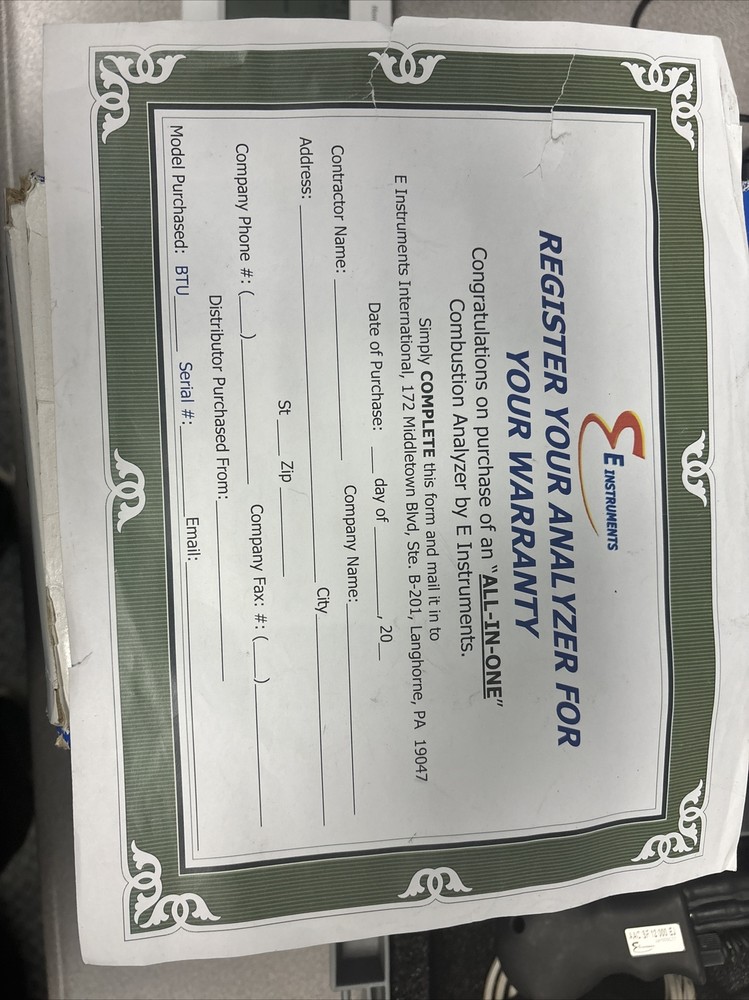 combustion analyzer (needs O2 sensor & CO sensor)