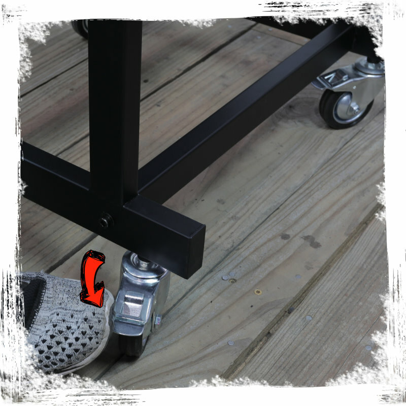 Rack Mount Cart Stand Rolling Studio Mixer Gear Pro Audio IT Server Holder Case