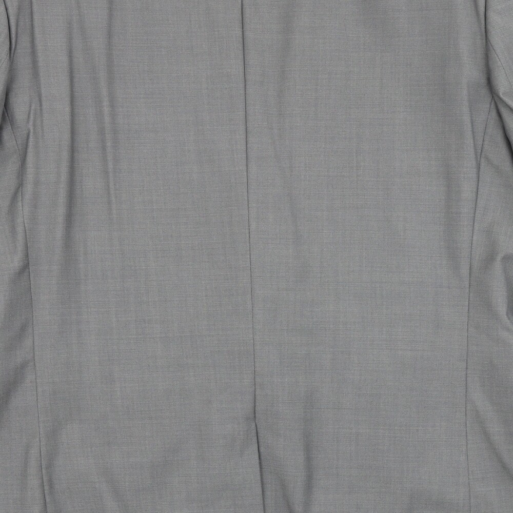 NEXT Mens Grey Wool Blend Blazer Size 40 Reg