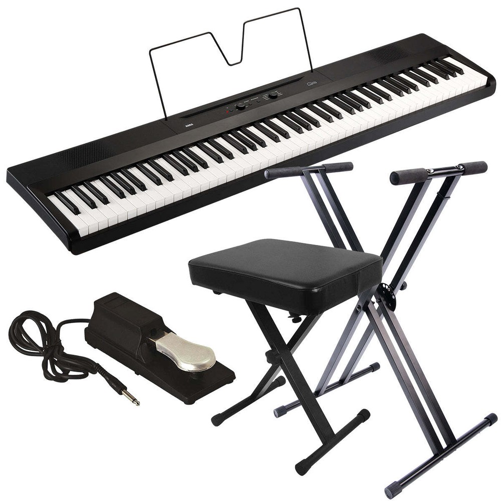 Korg Liano Digital Piano - Black KEY ESSENTIALS BUNDLE