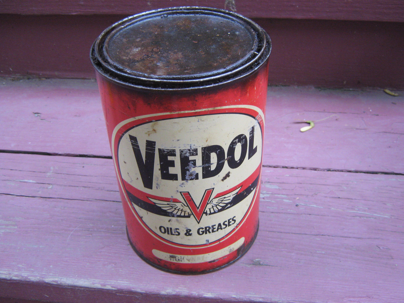 Vintage Veedol Oils & Greases 5 Pound Can