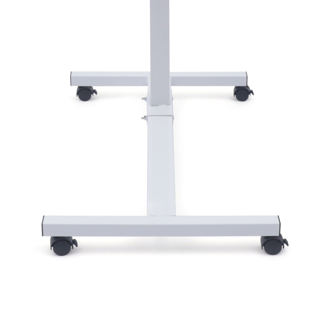 Over Bed Table Mobile Rolling Laptop Stand Computer Bedside Table Adjustable New