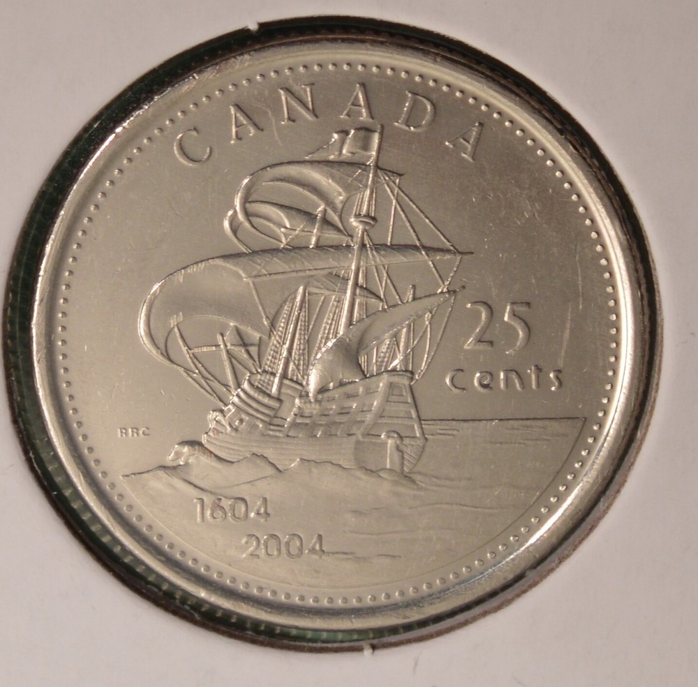 2004P - Canada 25 Cents - St. Croix - Circulated
