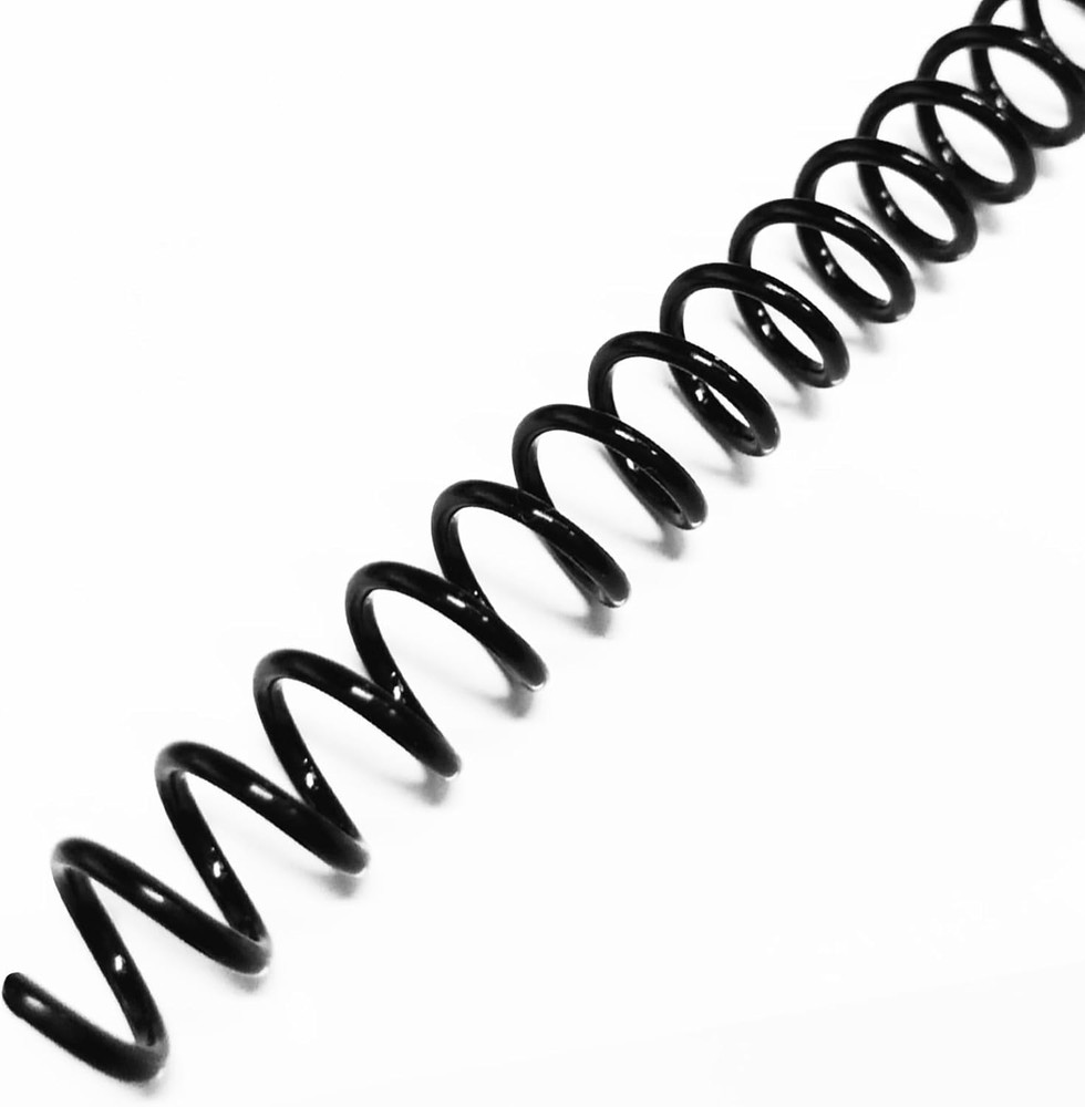 Binditek 100 Pack Plastic Spiral Binding Coils, 10Mm(3/8"), 75 Sheet Capacity, 4