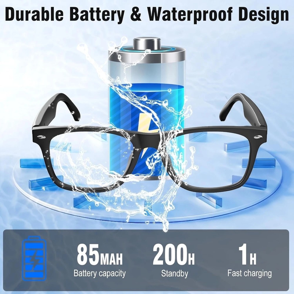 No-Camera Smart Glasses with Advanced Translation & Immersive Audio Features