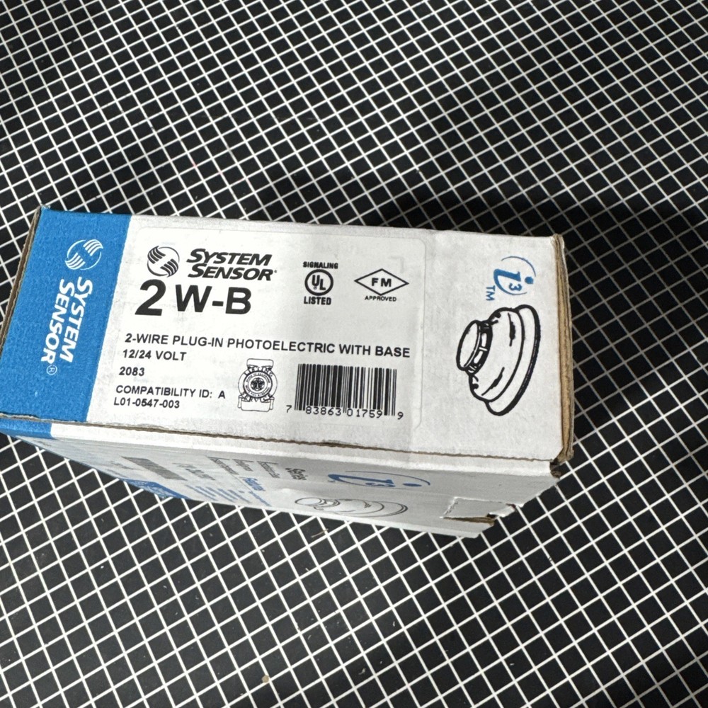 System Sensor 2W-B Smoke Detector 2-Wire White - Same Day Shipping (SEALED)