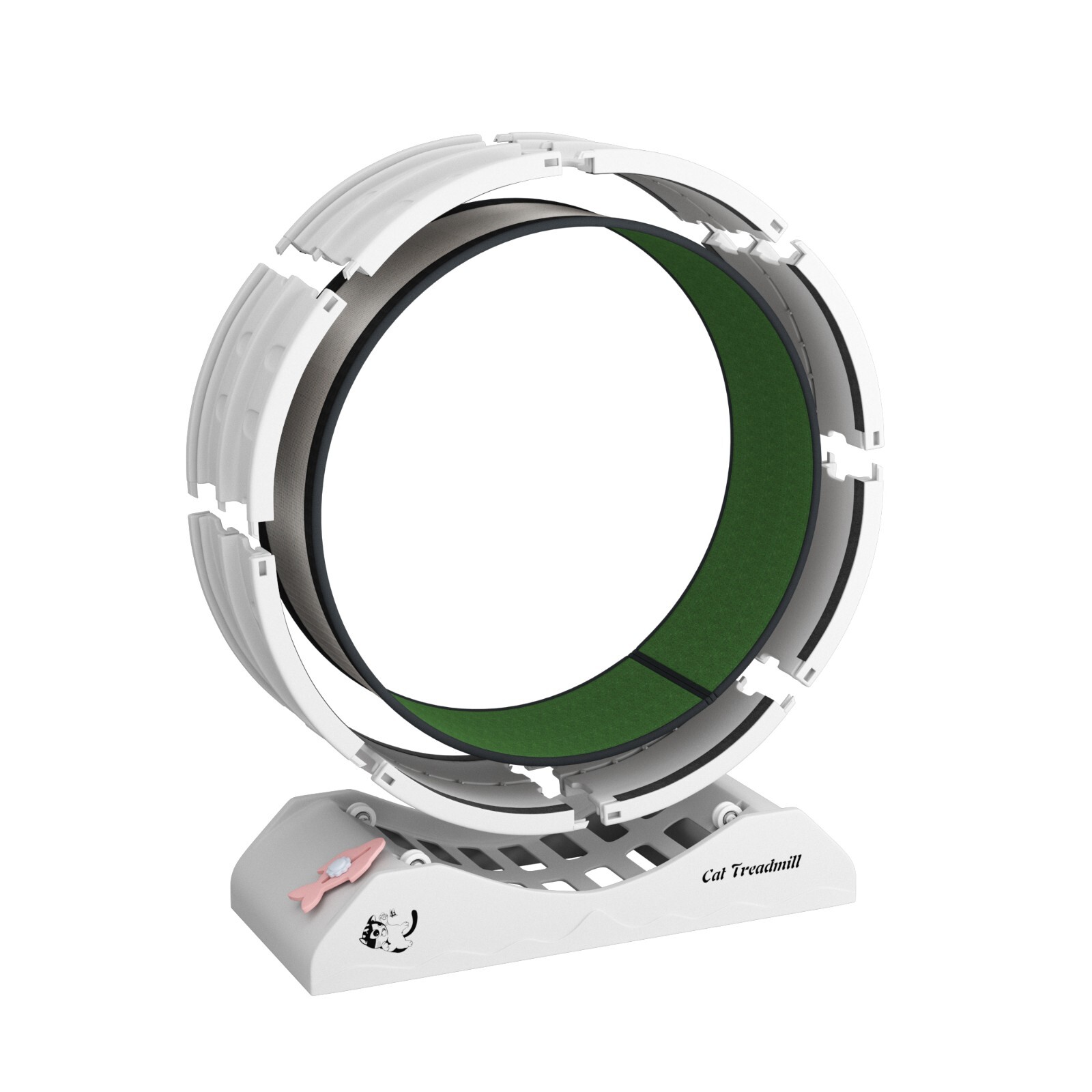 COZIWOW 31.5" Cat Treadmill Exercise Running Wheel Nonslip Carpet Teaser Indoor