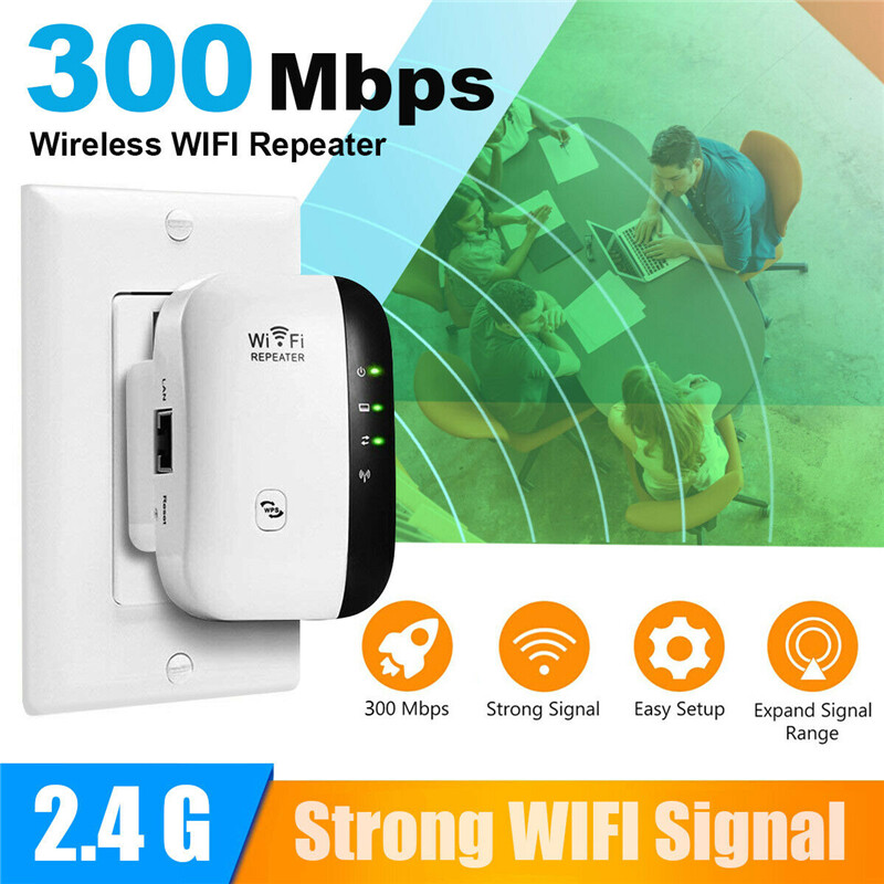 WiFi Range Extender Super Booster 300Mbps Superboost Boost Speed Wireless US