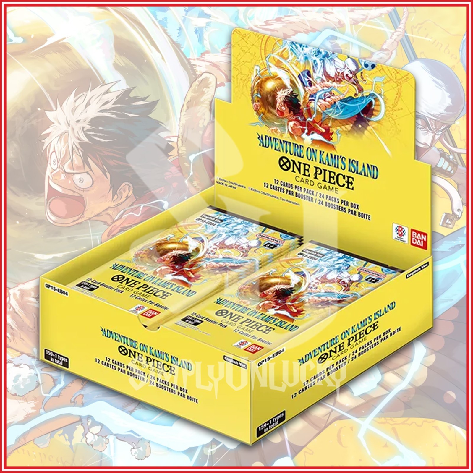 ONE PIECE CARD GAME: ADVENTURE ON KAMI'S ISLAND BOOSTER BOX OP15 ENG Ships 4/3