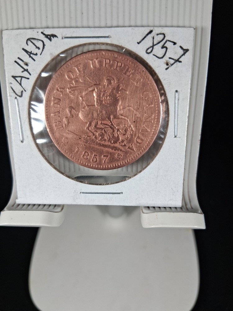 1857 CANADA 1 PENNY TOKEN