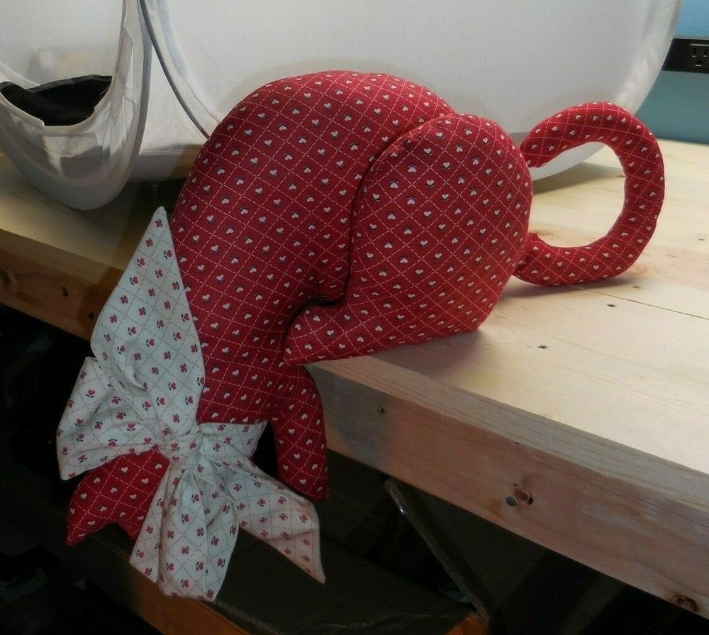 Cat Shelf Sitter Stuffed Red Calico Cat