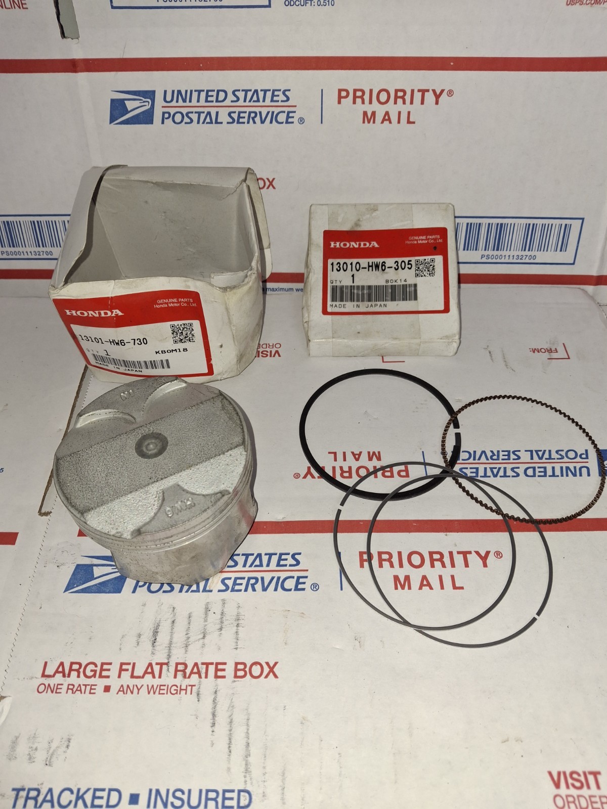 2009 Honda Aquatrax F-15 Piston And Rings NEW DISCONTINUED NOS