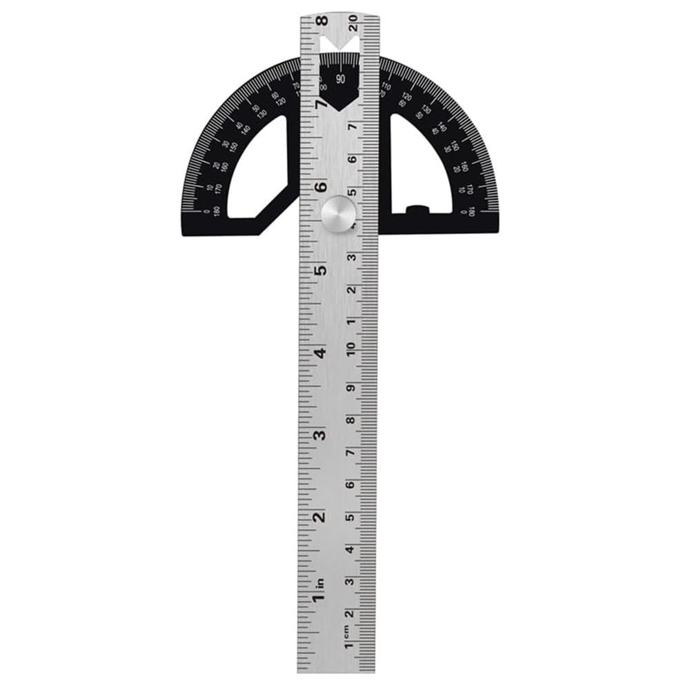 Angle Ruler, Precision Universal Protractor, Industrial Marking Ruler, Movabl...