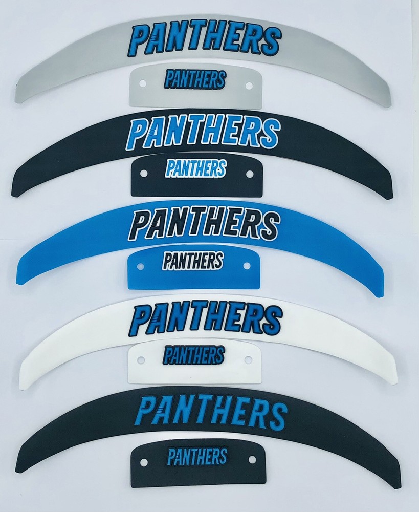 Panthers Full Size Speed Helmet 3D Bumpers