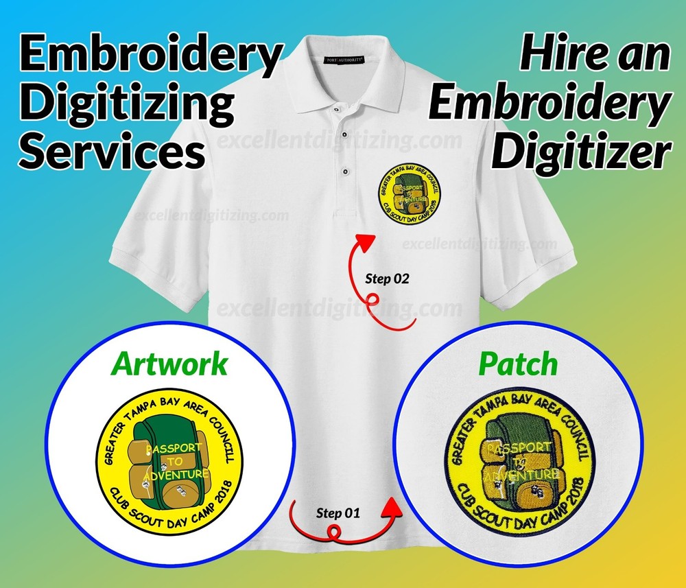 Embroidery Logo Digitizing | Embroidery Digitizing | Embroidery Digitizers