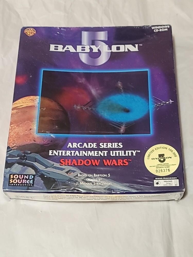 Babylon 5 Entertainment Utility Shadow Wars PC - New Sealed