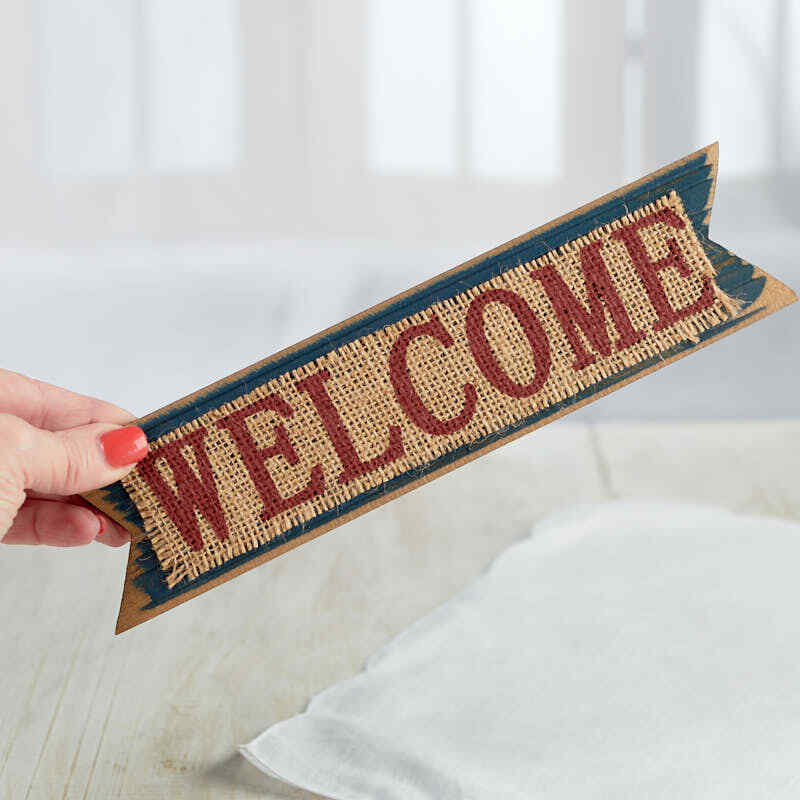 Rustic Wood Welcome Sign | 3 Pieces