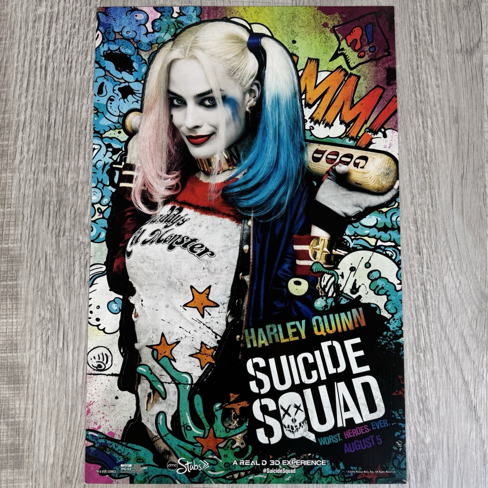 Lot of 5 Movie Promo Posters; Avengers Age of Ultron, Suicide Squad, Guardians