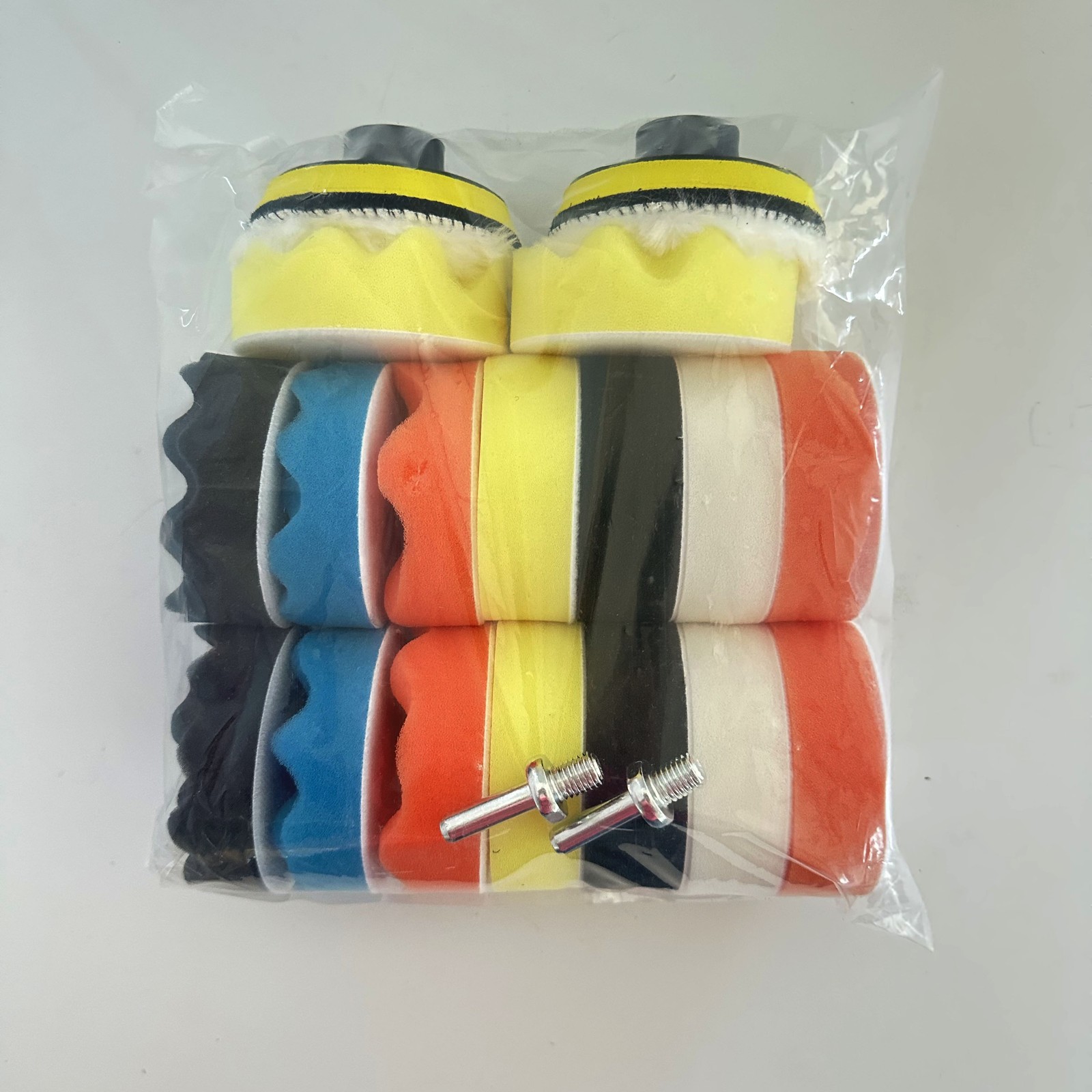 Car Buffing Pads Polishing Sponge Set 22pc 3" Waxing Foam Polisher Kit for Drill