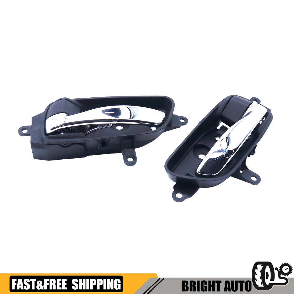 Pair Inside Interior Door Handle For 13-18 Nissan Altima Pathfinder Black