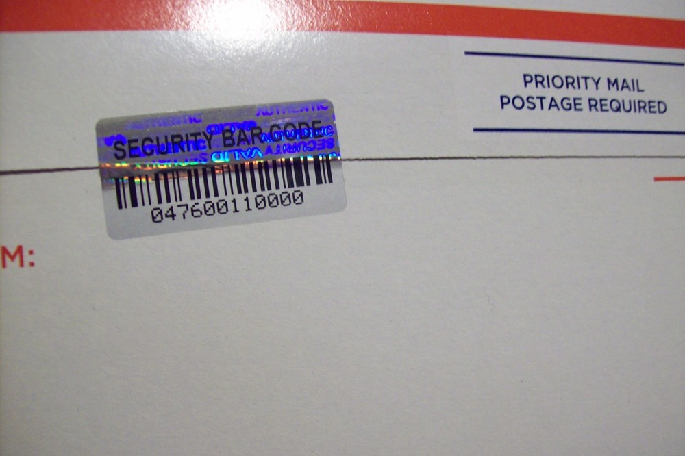 BCc 5000 Custom Print Security BARCODE Hologram Tamper Evident Stickers