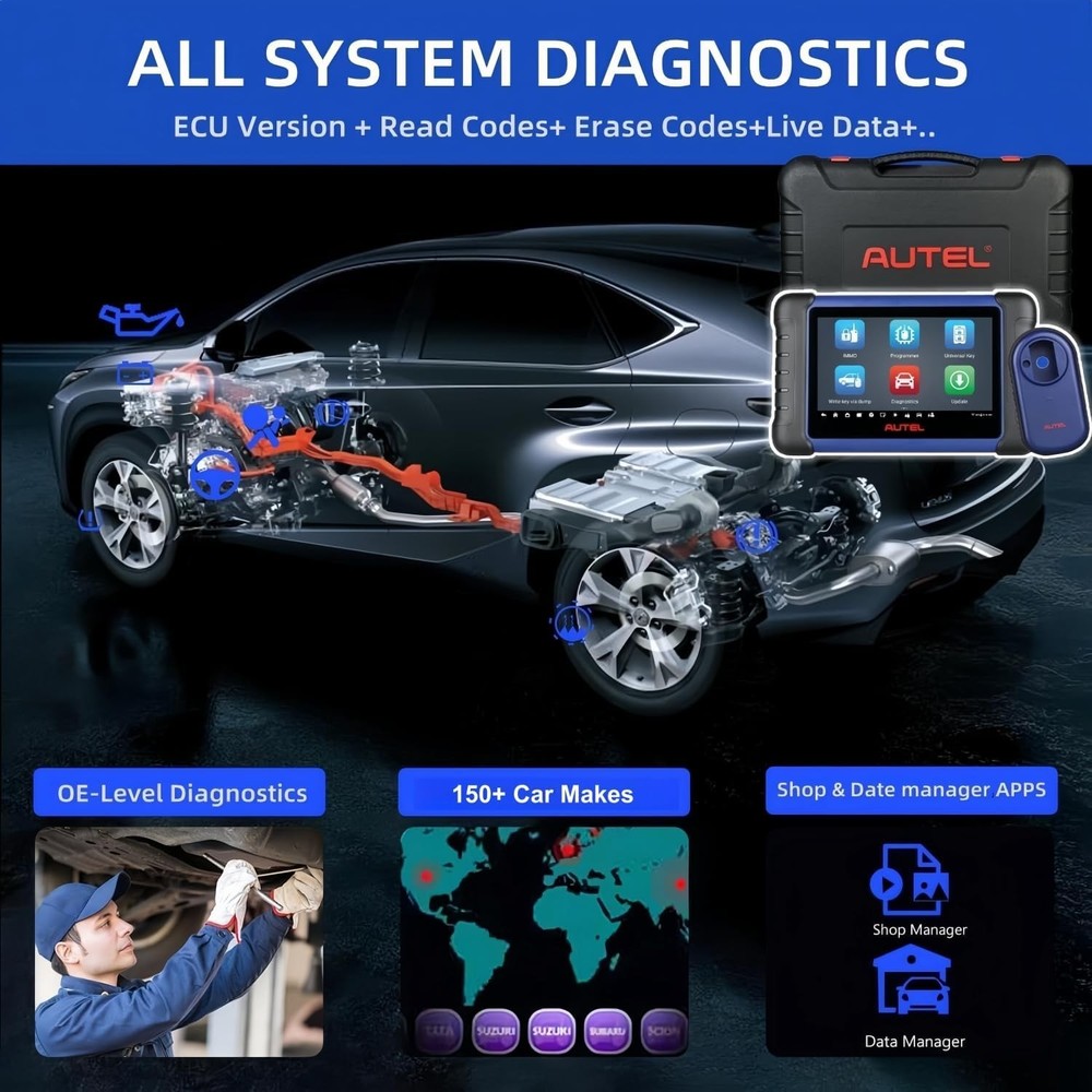2025 Autel MaxiIM IM508S IMMO Key Programming All System Diagnostic Scanner Kit