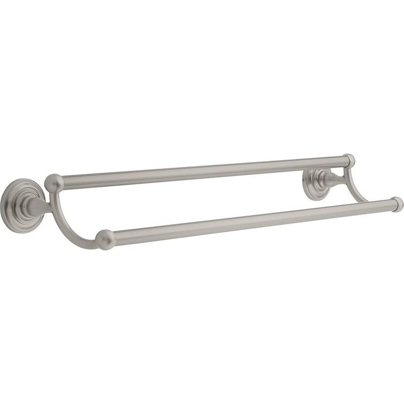 Wall Mounted Towel Bar Space Saving Bath Accessory SpotShield Easy Install New