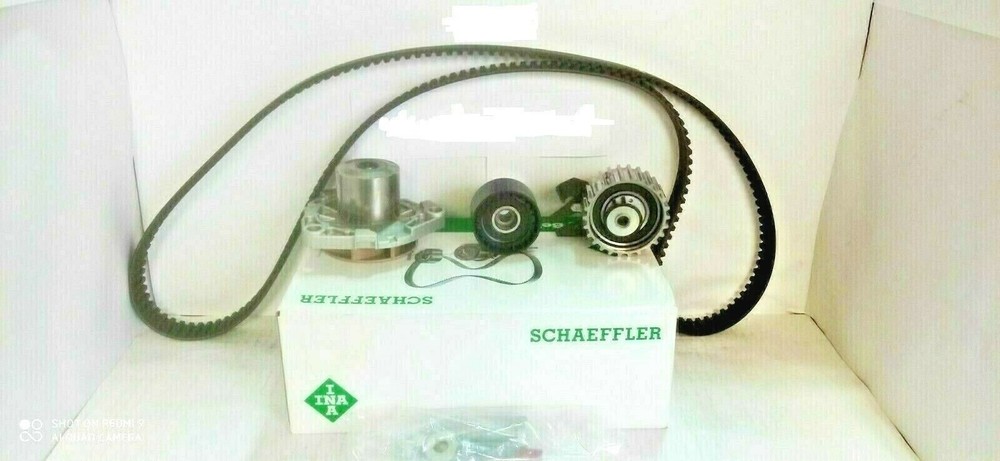 INA distribution kit for water pump and service belt for Alfa Romeo 147 1.9 JTDM