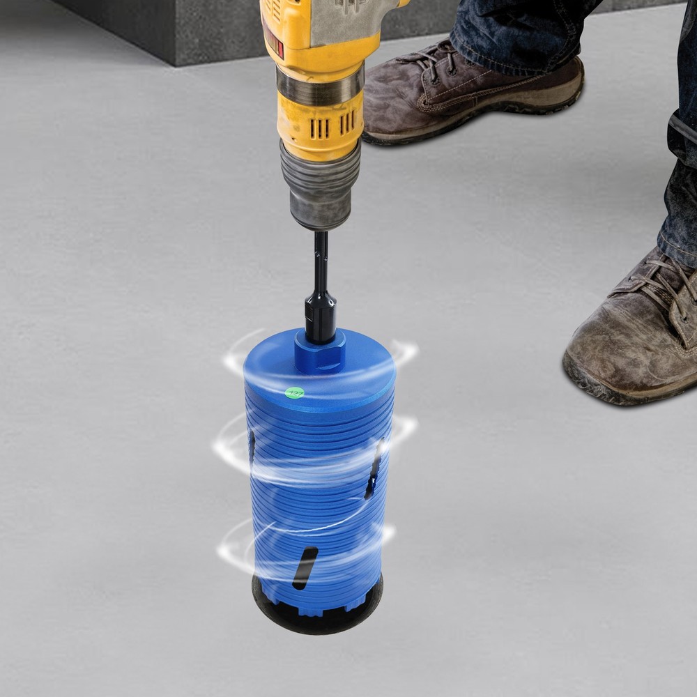 127.5mm Core Drill Bit, 5/8" Thread Drill Bit, Drill Bit with 3 Adapters