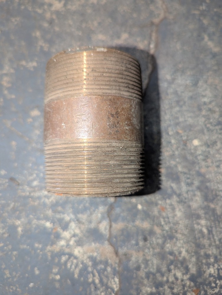 2x3 red brass pipe nipple