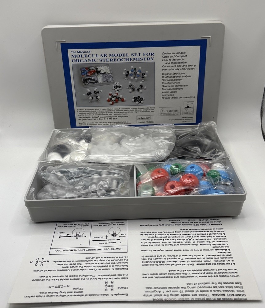 Molecular Model Set For Organic Stereochemistry New Never Used