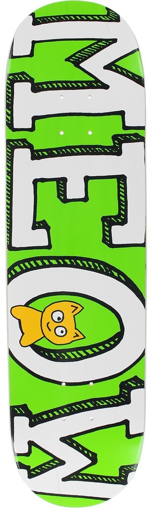 Meow Skateboards Logo 8.25" Skateboard Deck + griptape