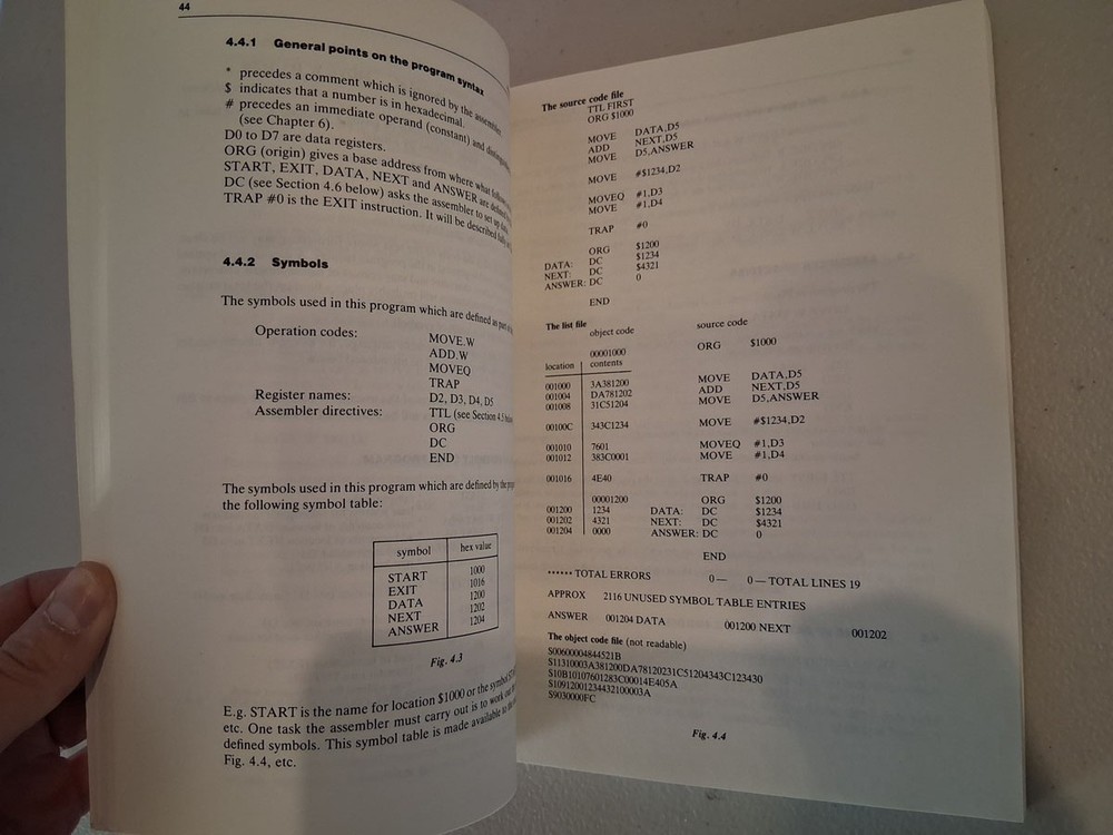 Motorola MC68000 Processor Memory & Interfacing Book 1986 Jean Bacon Vintage CPU